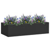 Toimiston kukkalaatikko antrasiitti 90x40x23 cm teräs - Vuodevaatteet
