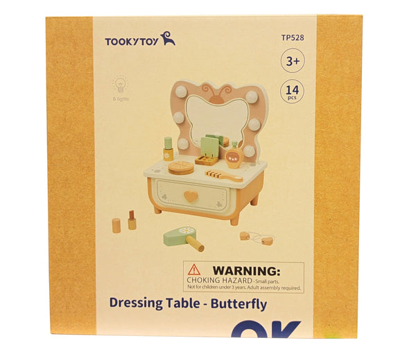 Tooky Toy - Tooky Toy Tp528 Pienen prinsessan peilipöytä Perhonen