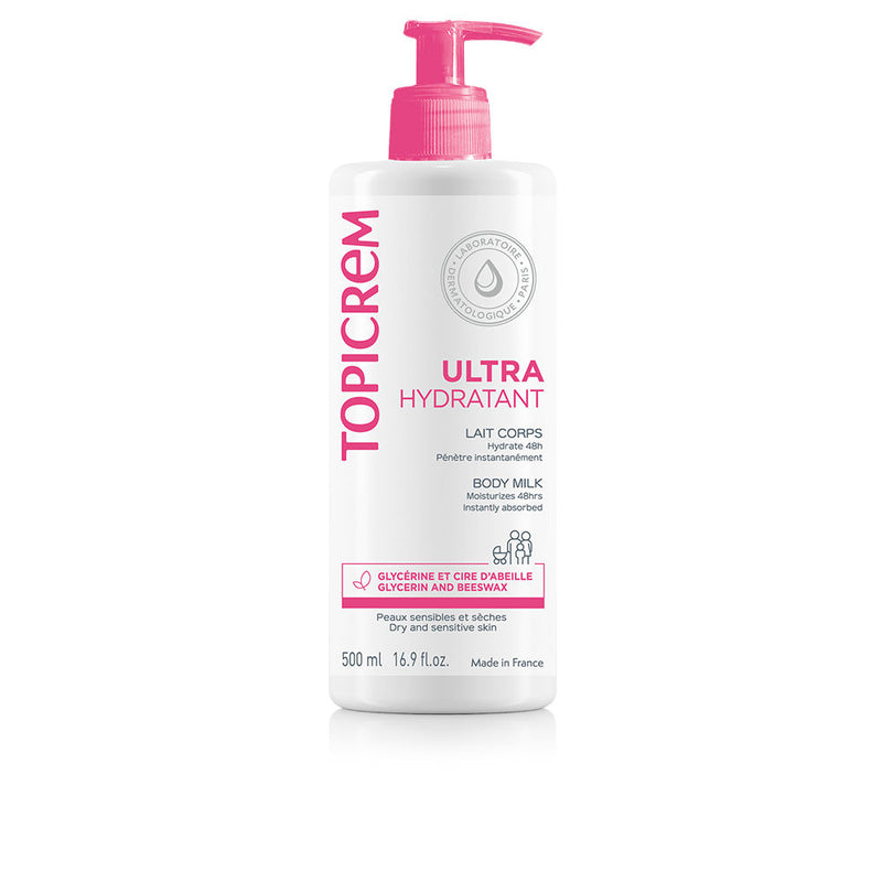 Topicrem UH Ultra-kosteuttava Vartaloemulsio 500 ml | Vuodevaatteet.fi