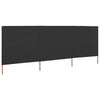 Tuulensuojakangas 3 paneelilla 400x160 cm antrasiitti