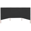 Tuulensuojakangas 3 paneelilla 400x160 cm antrasiitti