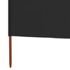 Tuulensuojakangas 3 paneelilla 400x160 cm antrasiitti