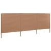 Tuulensuojakangas 3 paneelilla 400x160 cm ruskeanharmaa