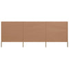 Tuulensuojakangas 3 paneelilla 400x160 cm ruskeanharmaa