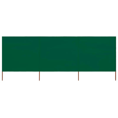 Tuulensuojakangas 3 paneelilla 400x80 cm vihreä