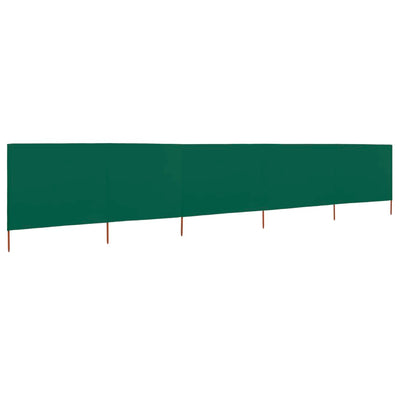 Tuulensuojakangas 5 paneelilla 600x120 cm vihreä