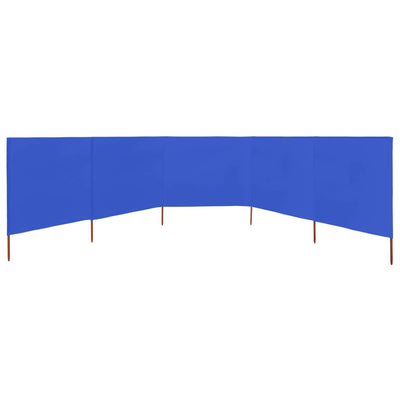 Tuulensuojakangas 5 paneelilla 600x160 cm taivaansininen