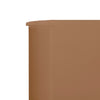 Tuulensuojakangas 5 paneelilla 600x80 cm ruskeanharmaa