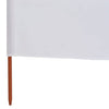 Tuulensuojakangas 6 paneelilla 800x120 cm hiekanvalkoinen