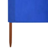 Tuulensuojakangas 6 paneelilla 800x120 cm taivaansininen
