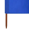 Tuulensuojakangas 6 paneelilla 800x80 cm taivaansininen