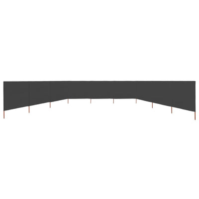 Tuulensuojakangas 9 paneelilla 1200x120 cm antrasiitti