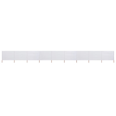 Tuulensuojakangas 9 paneelilla 1200x120 cm hiekanvalkoinen