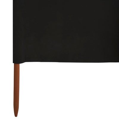 Tuulensuojakangas 9 paneelilla 1200x80 cm musta