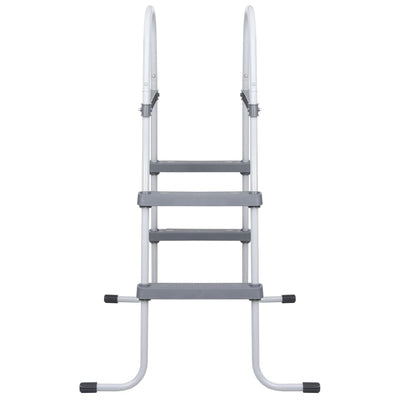Uima-altaan tikkaat 84 cm harmaa teräs