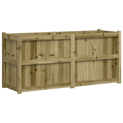 Ulkokukkalaatikko 150x50x70 cm kyllästetty mänty - Vuodevaatteet