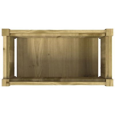 Ulkokukkalaatikko 60x31x31 cm kyllästetty mänty - Vuodevaatteet