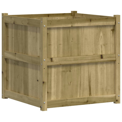 Ulkokukkalaatikko 70x70x70 cm kyllästetty mänty - Vuodevaatteet