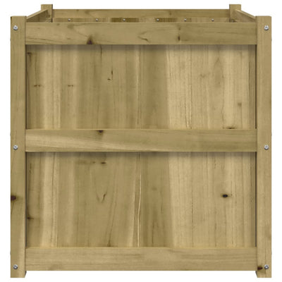 Ulkokukkalaatikko 70x70x70 cm kyllästetty mänty - Vuodevaatteet