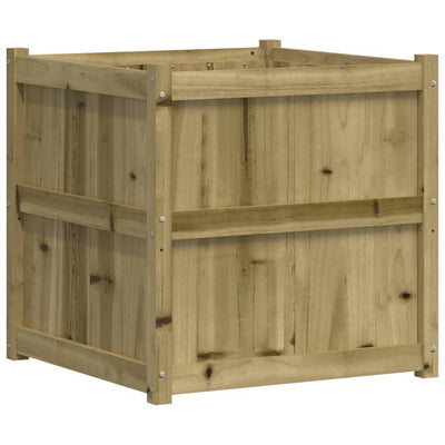 Ulkokukkalaatikko 70x70x70 cm kyllästetty mänty - Vuodevaatteet