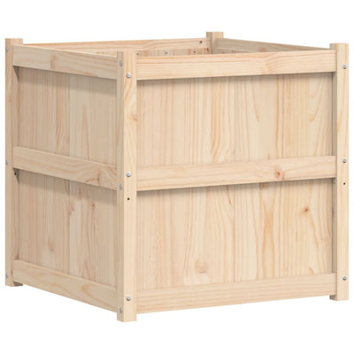Ulkokukkalaatikko 70x70x70 cm täysi mänty - Vuodevaatteet