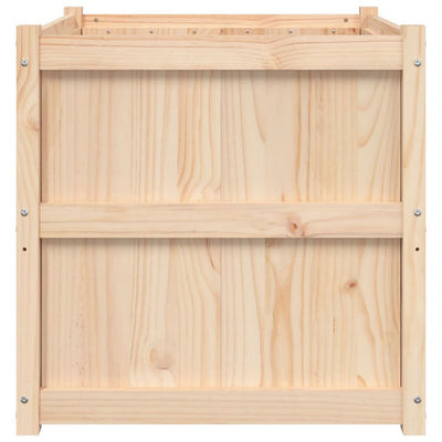 Ulkokukkalaatikko 70x70x70 cm täysi mänty - Vuodevaatteet
