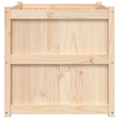 Ulkokukkalaatikko 70x70x70 cm täysi mänty - Vuodevaatteet