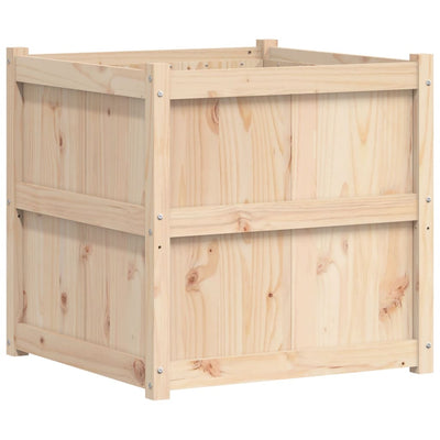 Ulkokukkalaatikko 70x70x70 cm täysi mänty - Vuodevaatteet