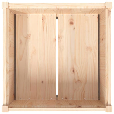 Ulkokukkalaatikko 70x70x70 cm täysi mänty - Vuodevaatteet