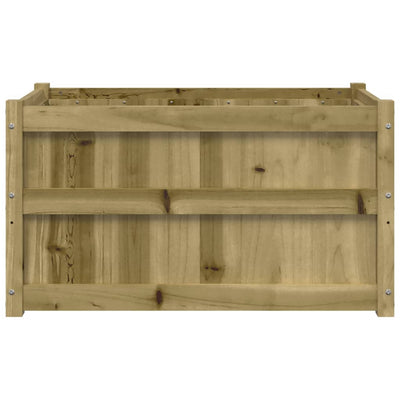 Ulkokukkalaatikko 90x50x50 cm kyllästetty mänty - Vuodevaatteet