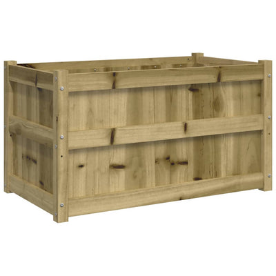 Ulkokukkalaatikko 90x50x50 cm kyllästetty mänty - Vuodevaatteet