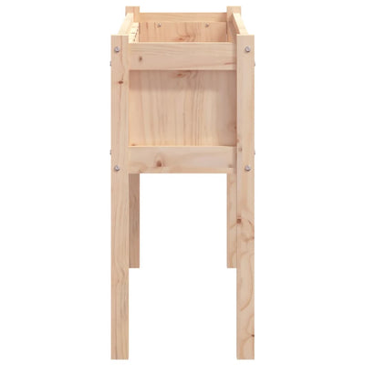 Ulkokukkalaatikko jaloilla 110x31x70 cm täysi mänty - Vuodevaatteet
