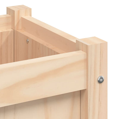 Ulkokukkalaatikko jaloilla 110x31x70 cm täysi mänty - Vuodevaatteet