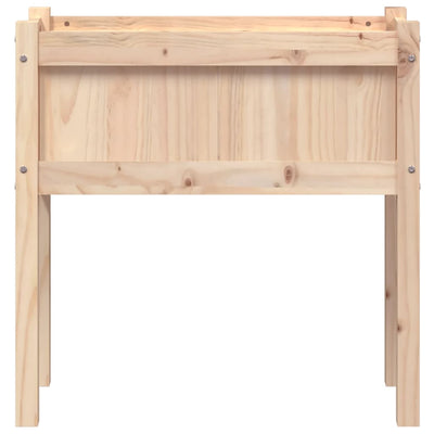 Ulkokukkalaatikko jaloilla 70x31x70 cm täysi mänty - Vuodevaatteet
