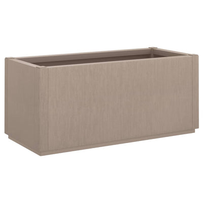 Ulkokukkalaatikko vaaleanruskea 80x36x35 cm PP - Vuodevaatteet