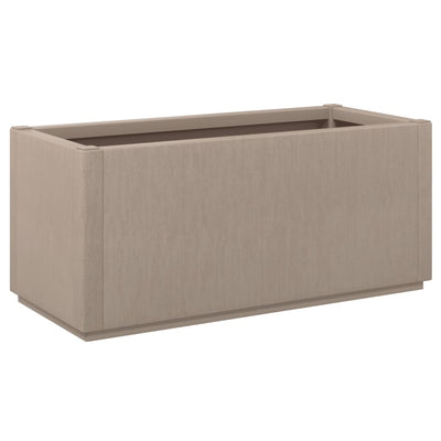 Ulkokukkalaatikko vaaleanruskea 80x36x35 cm PP - Vuodevaatteet