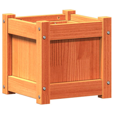 Ulkokukkalaatikko vahanruskea 31x31x31 cm täysi mänty - Vuodevaatteet