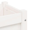 Ulkokukkalaatikko valkoinen 90x31x31 cm täysi mänty - Vuodevaatteet