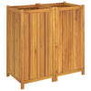 Ulkokukkalaatikko vuorella 100x50x100 cm täysi akasiapuu - Vuodevaatteet