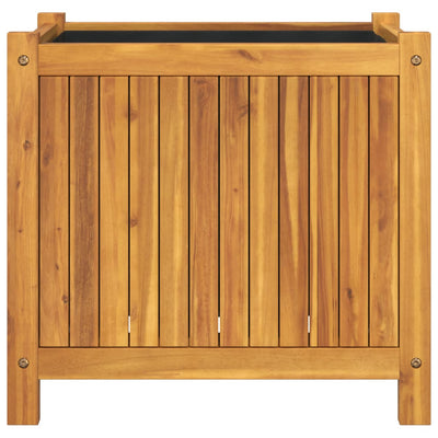 Ulkokukkalaatikko vuorella 54x31x50 cm täysi akasiapuu - Vuodevaatteet