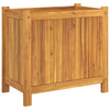 Ulkokukkalaatikko vuorella 54x31x50 cm täysi akasiapuu - Vuodevaatteet
