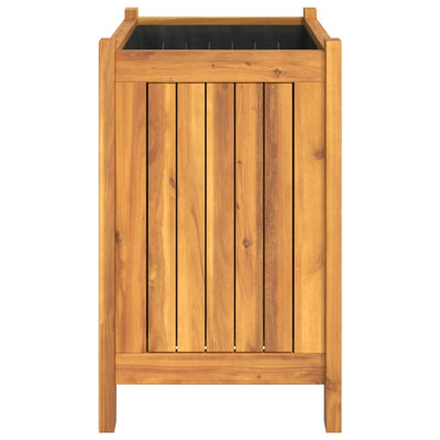 Ulkokukkalaatikko vuorella 54x31x50 cm täysi akasiapuu - Vuodevaatteet