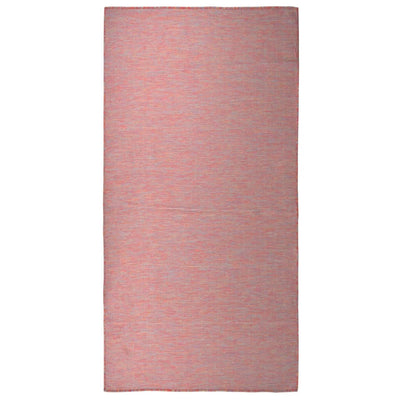 Ulkomatto Flatweave 100x200 cm punainen