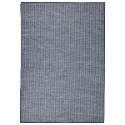 Ulkomatto Flatweave 140x200 cm sininen
