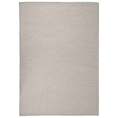 Ulkomatto Flatweave 160x230 cm harmaanruskea