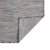 Ulkomatto Flatweave 80x150 cm ruskea ja sininen
