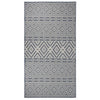 Ulkomatto Flatweave 80x150 cm siniset raidat