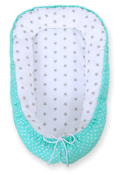Unipesä - Grey Stars/ Dots On Mint