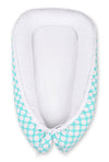 Unipesä - Turquoise With Dots/White