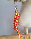 Keppihevosen riimunaru - twine cord - red/orange/yellow